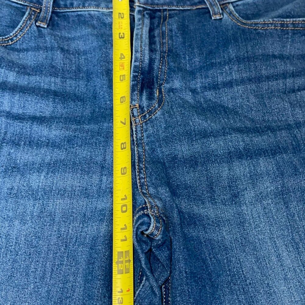 Old Navy Jeans Women 34x30 Size 14 Blue Denim High Rise WOW Wide Leg Pockets - Picture 4 of 9